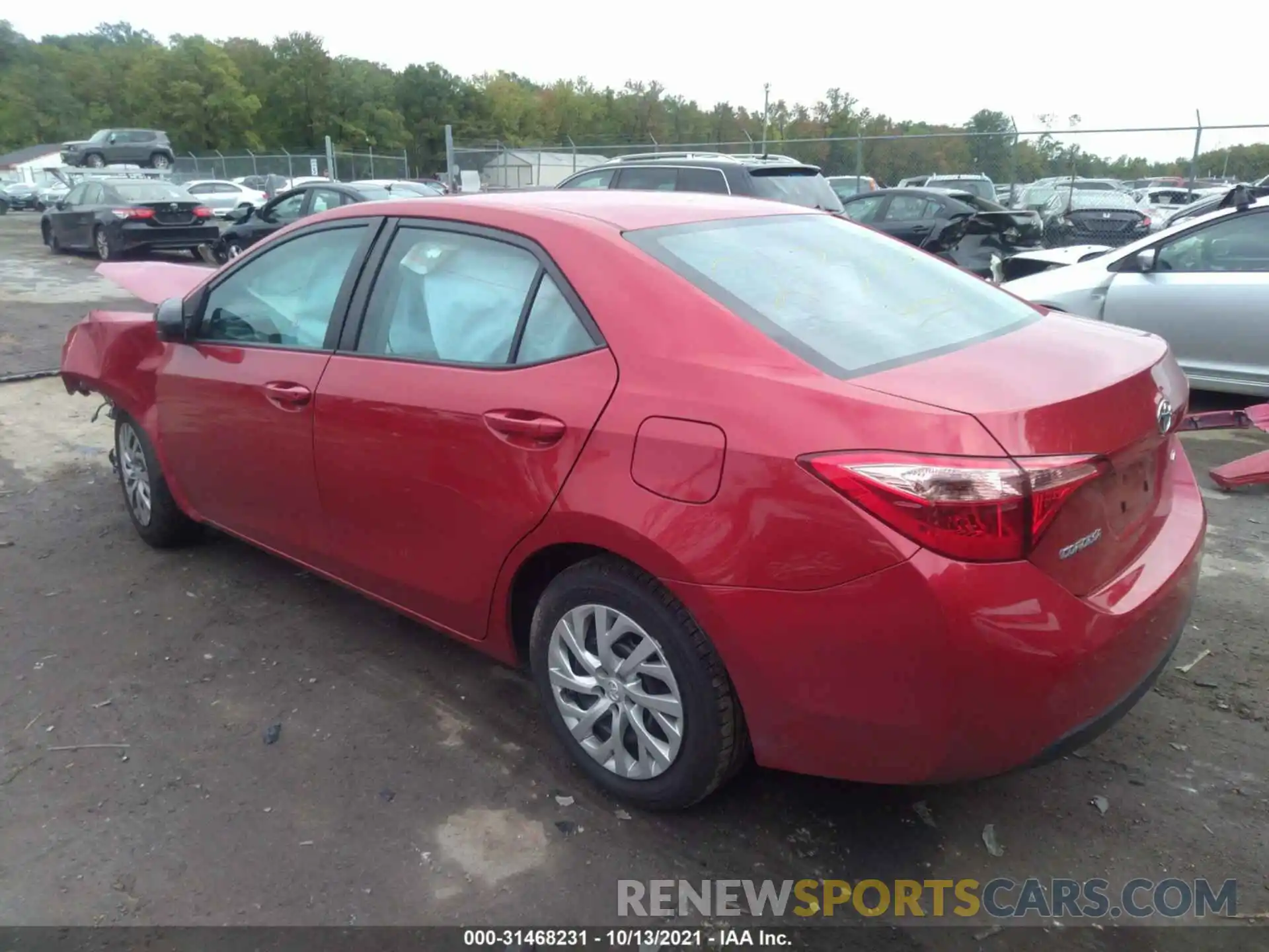 3 Photograph of a damaged car 5YFBURHE7KP870886 TOYOTA COROLLA 2019