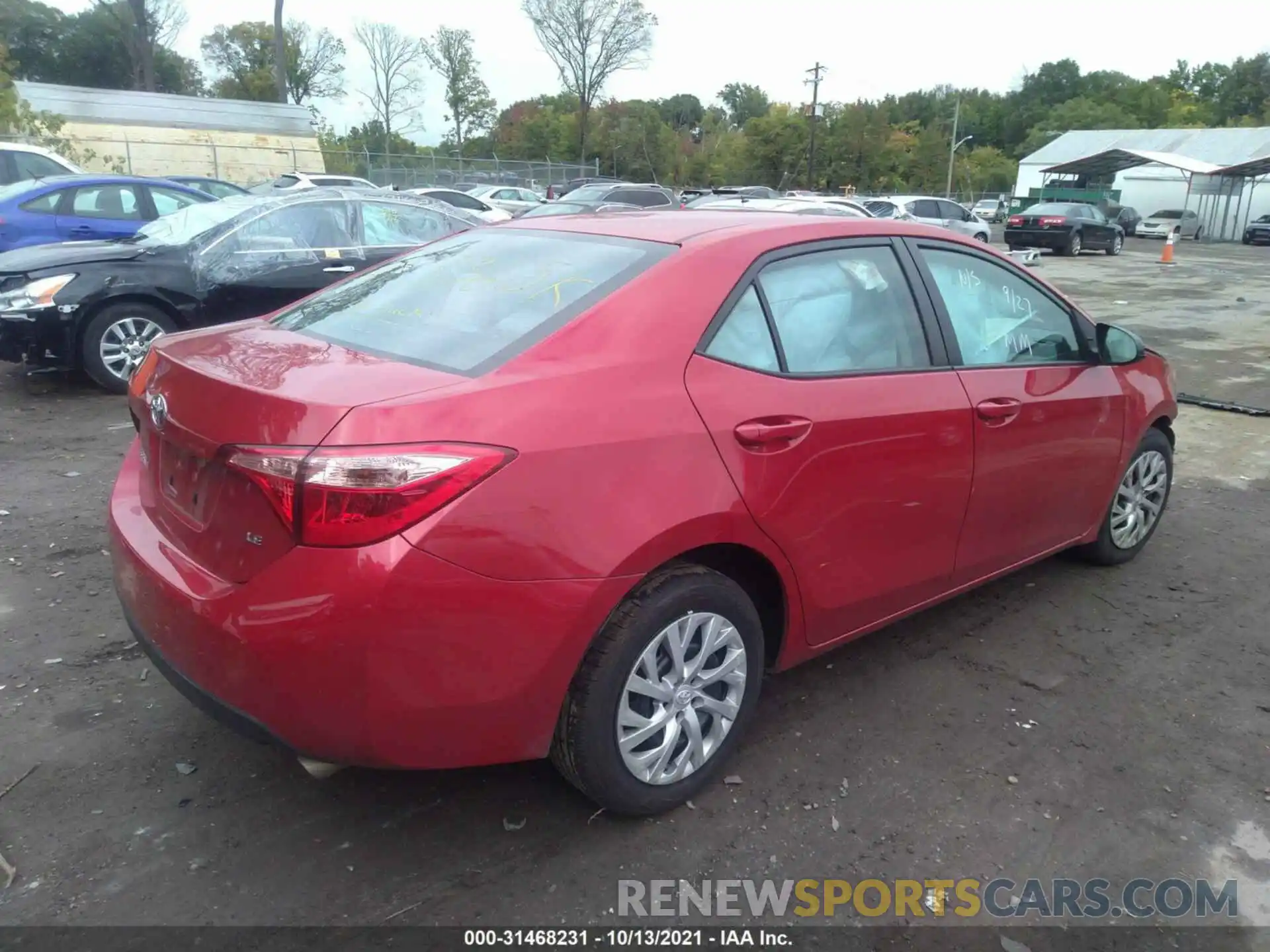 4 Photograph of a damaged car 5YFBURHE7KP870886 TOYOTA COROLLA 2019