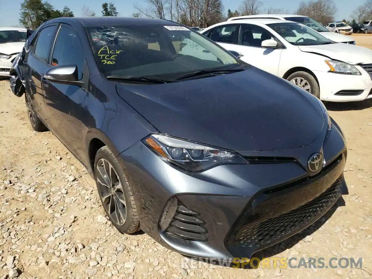 1 Photograph of a damaged car 5YFBURHE7KP870919 TOYOTA COROLLA 2019