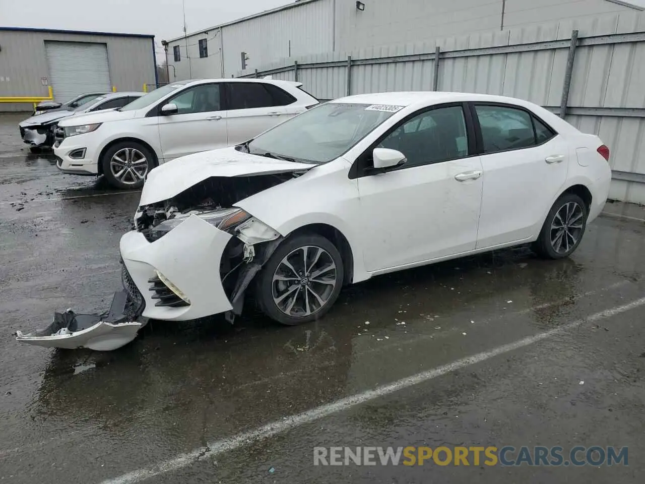 1 Photograph of a damaged car 5YFBURHE7KP871083 TOYOTA COROLLA 2019