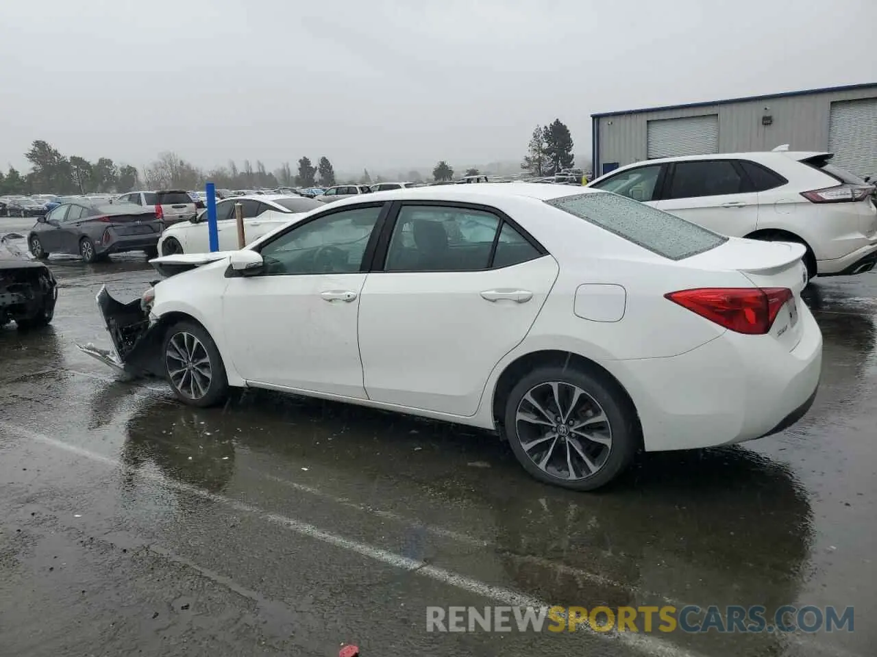 2 Photograph of a damaged car 5YFBURHE7KP871083 TOYOTA COROLLA 2019