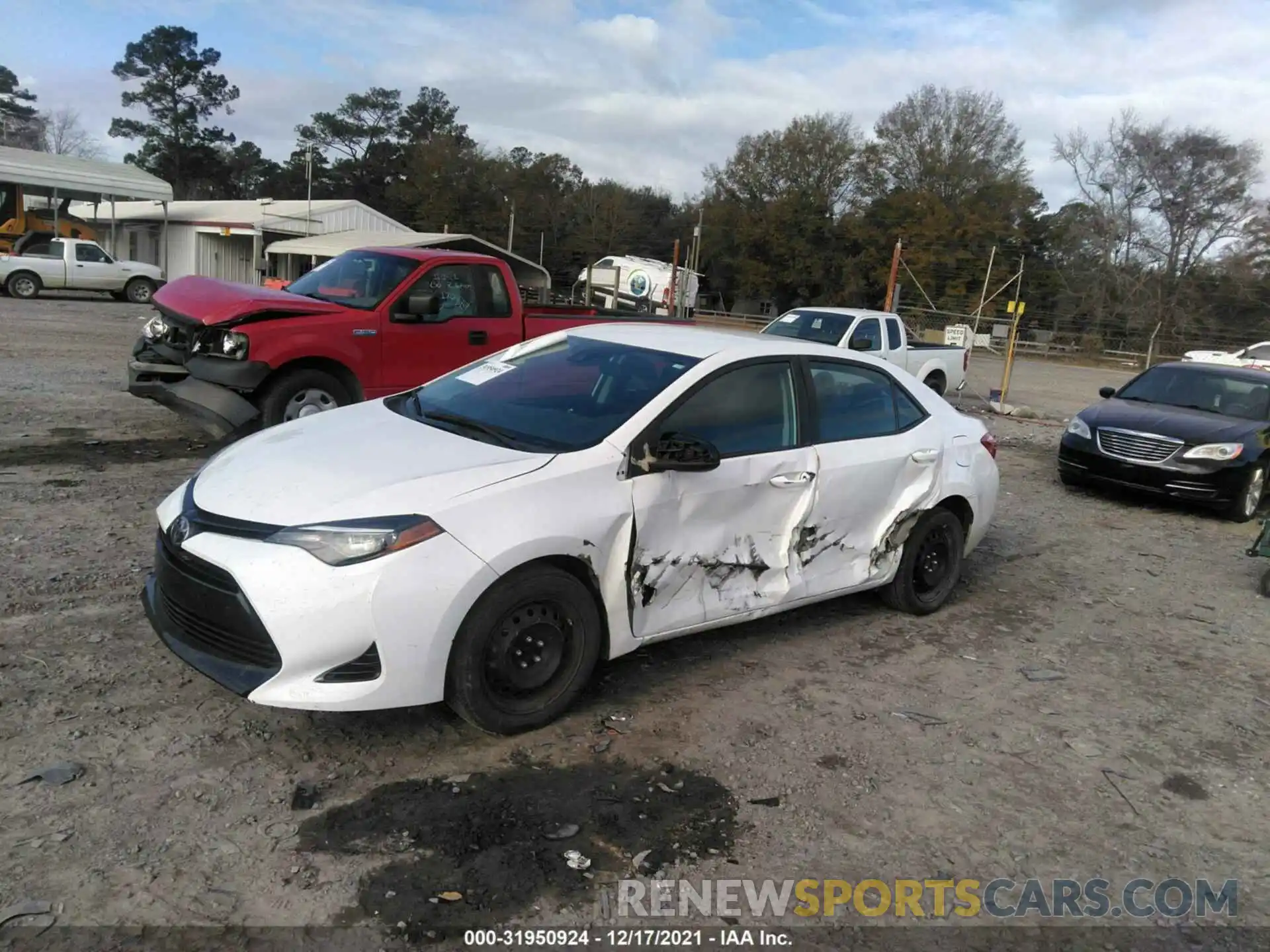 2 Photograph of a damaged car 5YFBURHE7KP872105 TOYOTA COROLLA 2019