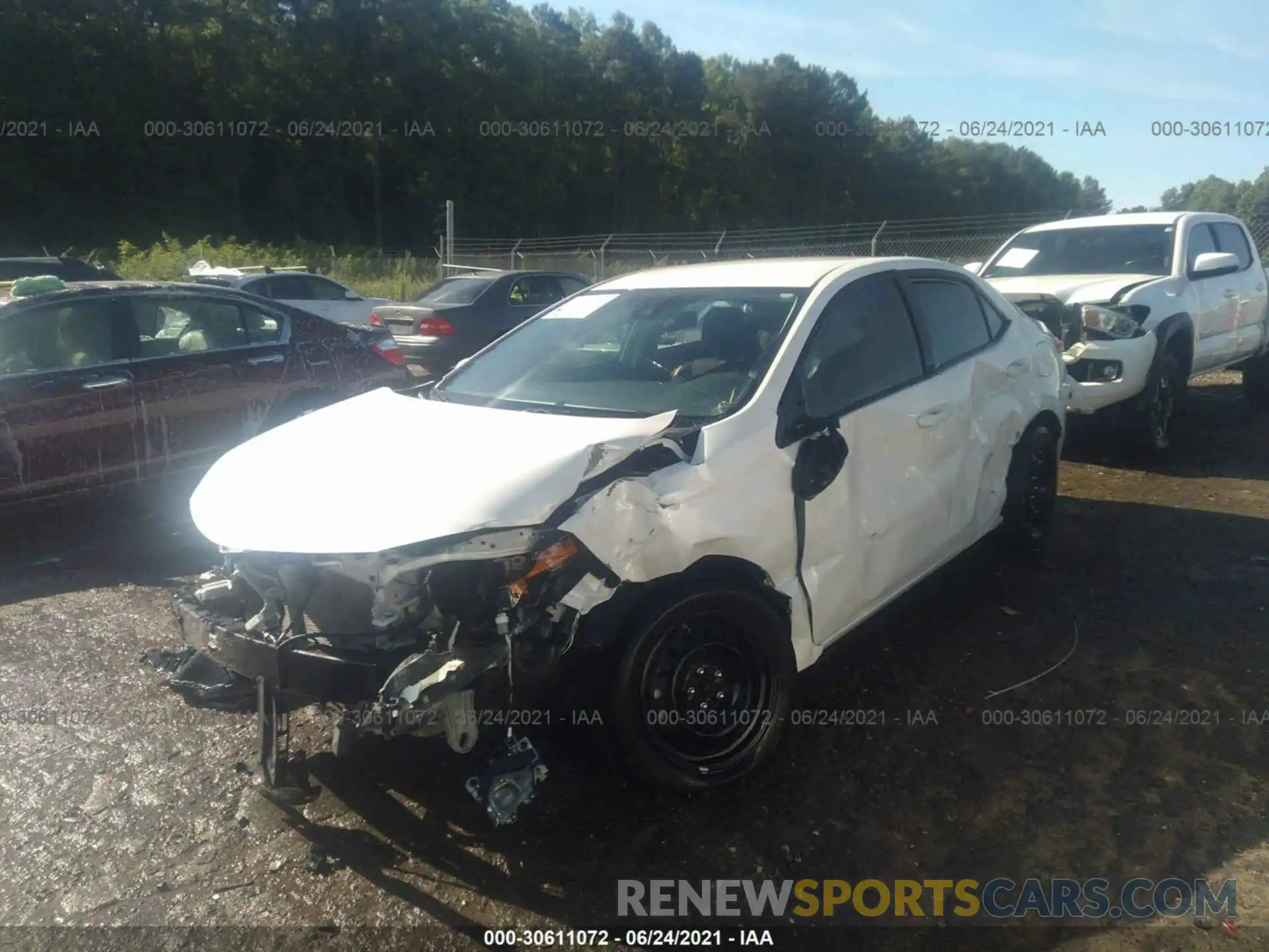 2 Photograph of a damaged car 5YFBURHE7KP873237 TOYOTA COROLLA 2019