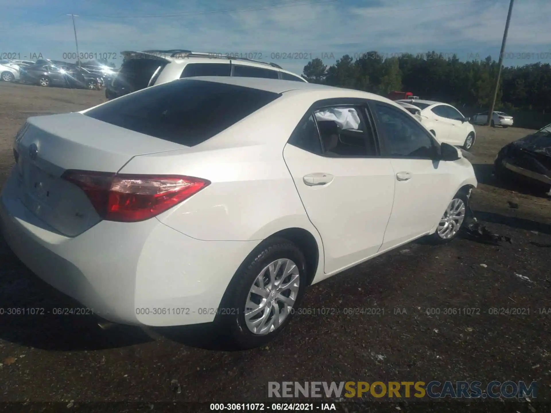 4 Photograph of a damaged car 5YFBURHE7KP873237 TOYOTA COROLLA 2019