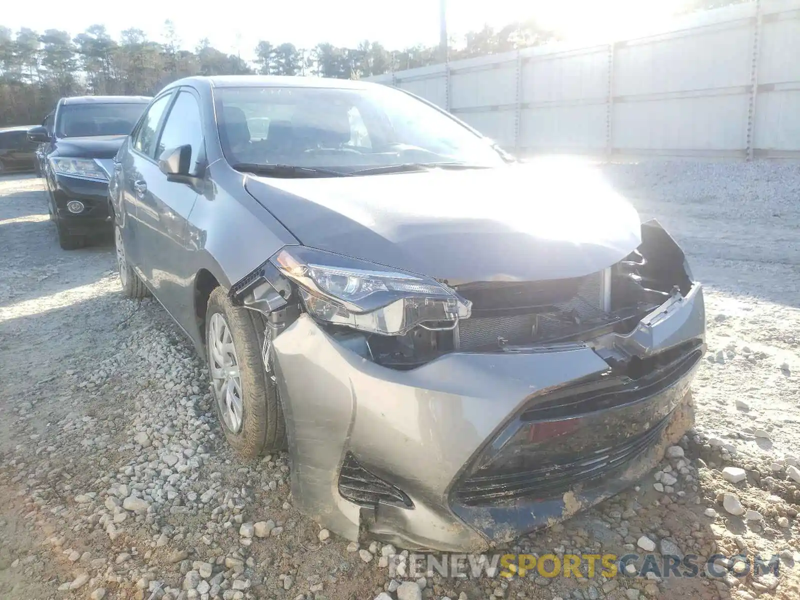 1 Photograph of a damaged car 5YFBURHE7KP874520 TOYOTA COROLLA 2019