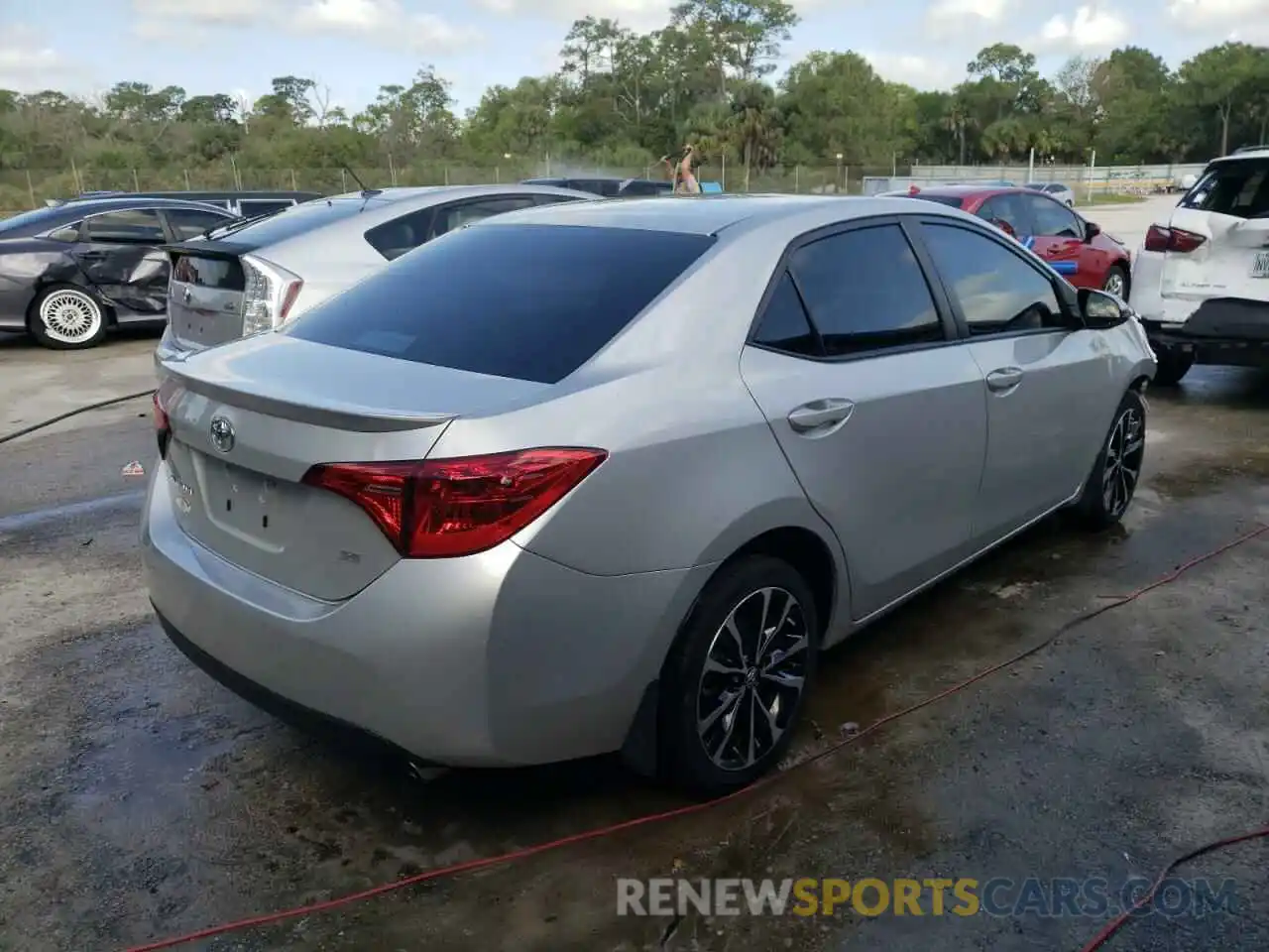 4 Photograph of a damaged car 5YFBURHE7KP874579 TOYOTA COROLLA 2019