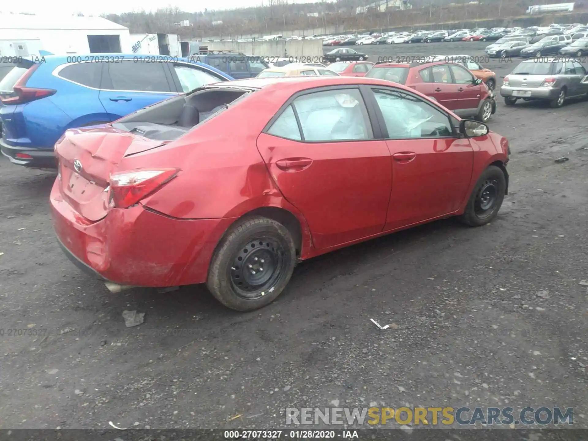 4 Photograph of a damaged car 5YFBURHE7KP874596 TOYOTA COROLLA 2019