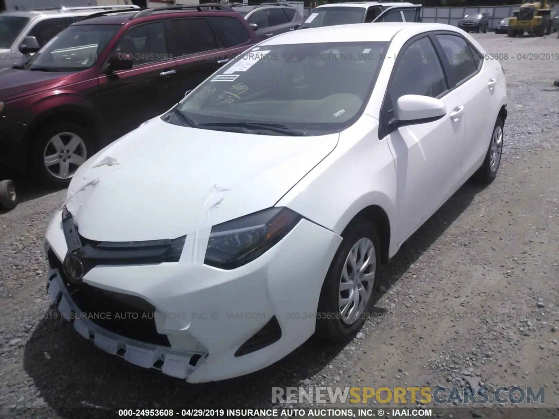 2 Photograph of a damaged car 5YFBURHE7KP875313 TOYOTA COROLLA 2019