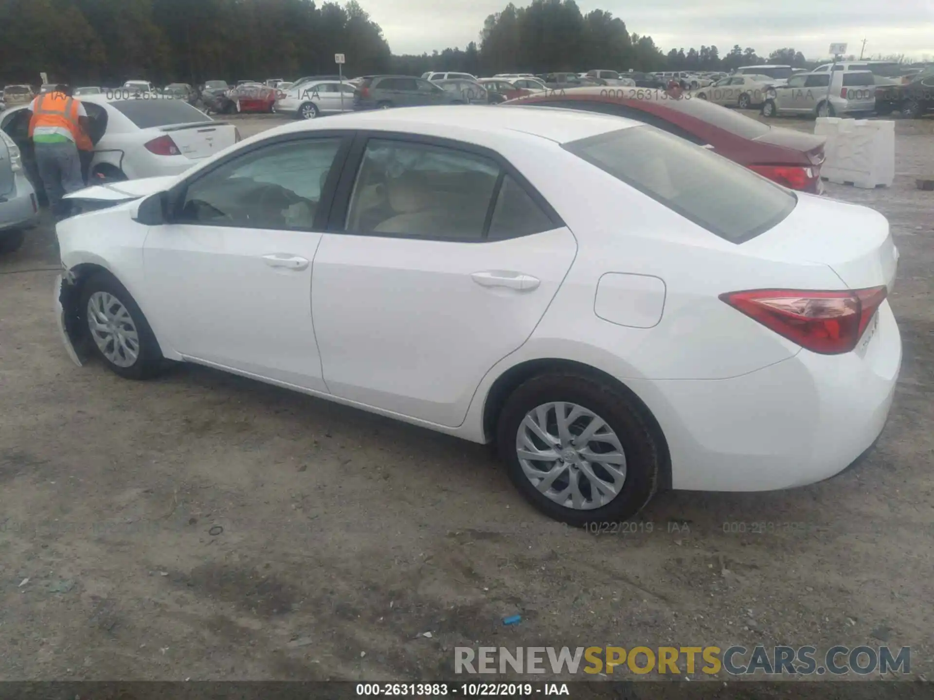 3 Photograph of a damaged car 5YFBURHE7KP876820 TOYOTA COROLLA 2019