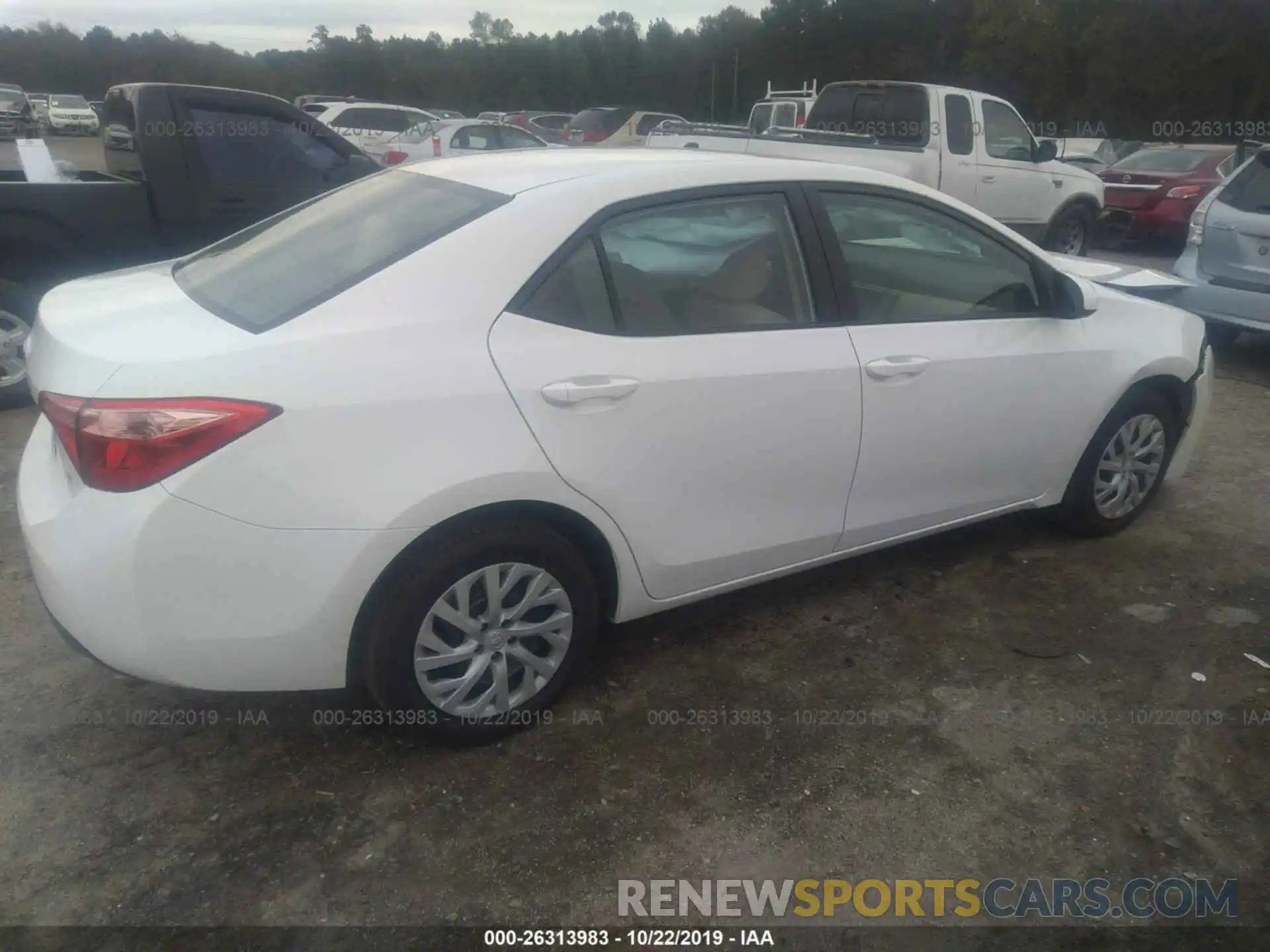 4 Photograph of a damaged car 5YFBURHE7KP876820 TOYOTA COROLLA 2019