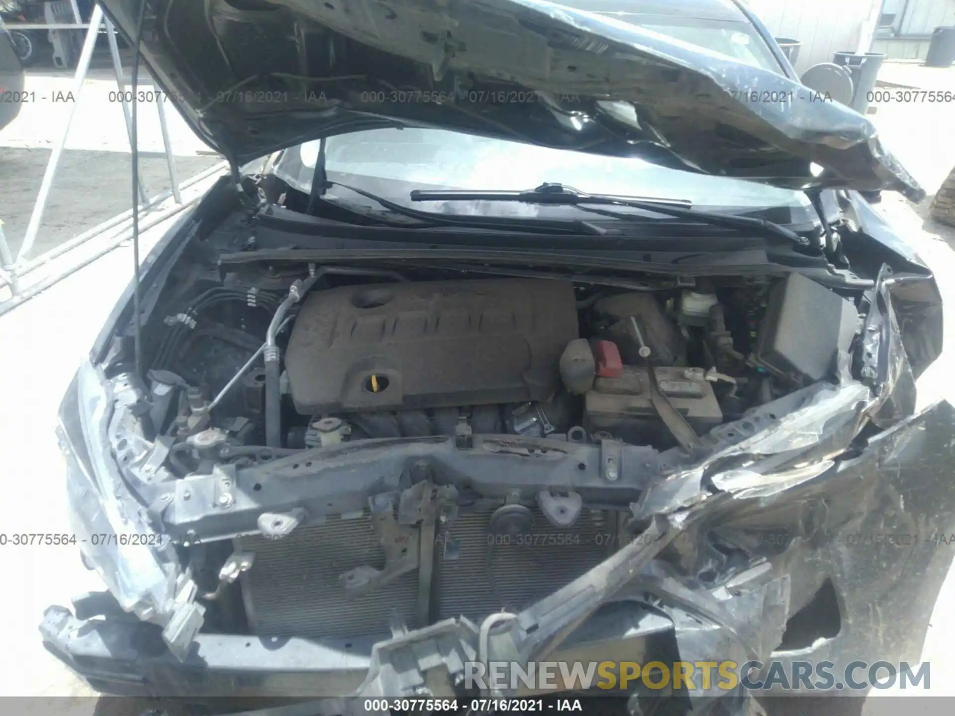 10 Photograph of a damaged car 5YFBURHE7KP877448 TOYOTA COROLLA 2019