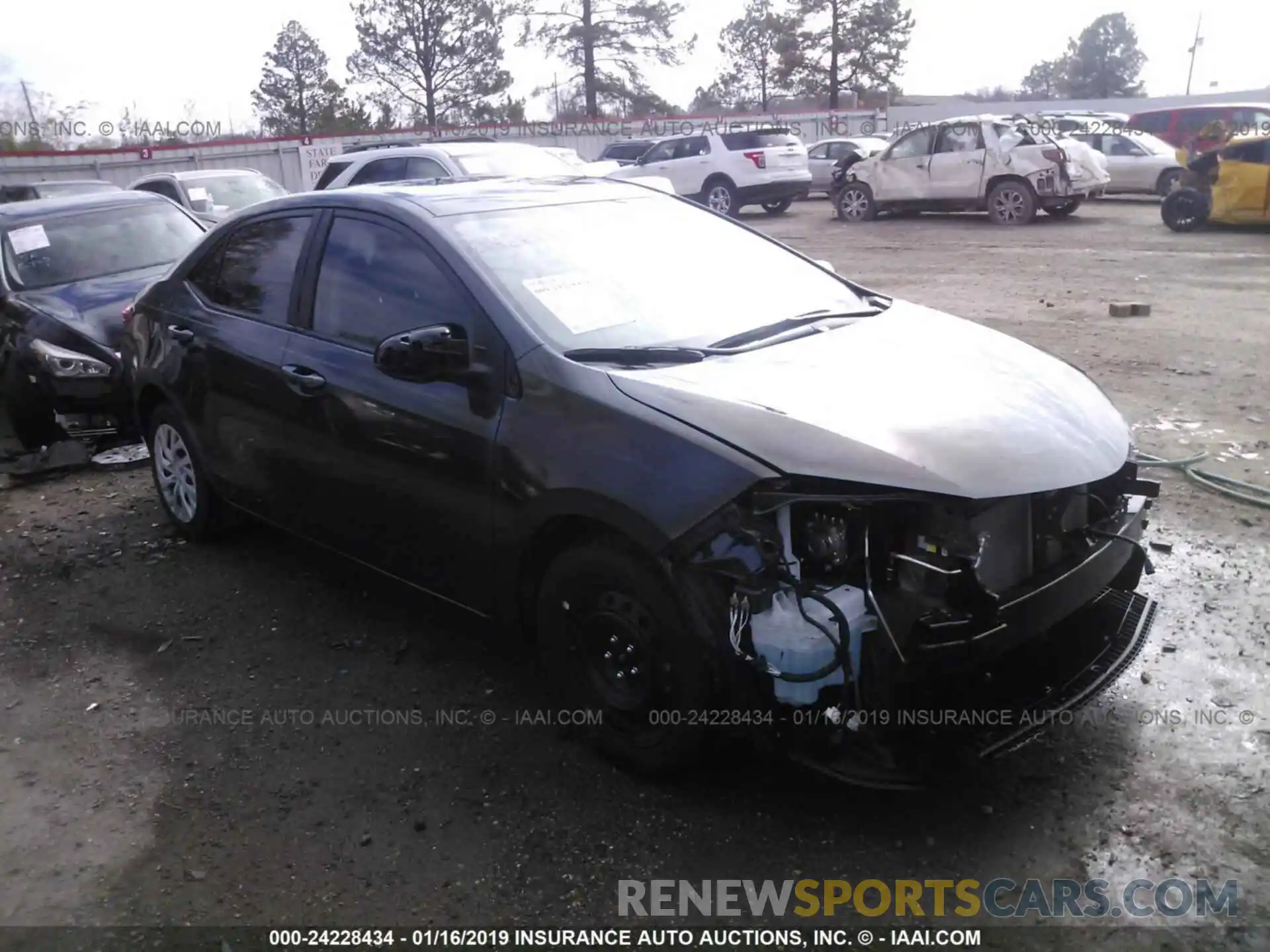 1 Photograph of a damaged car 5YFBURHE7KP877515 TOYOTA COROLLA 2019