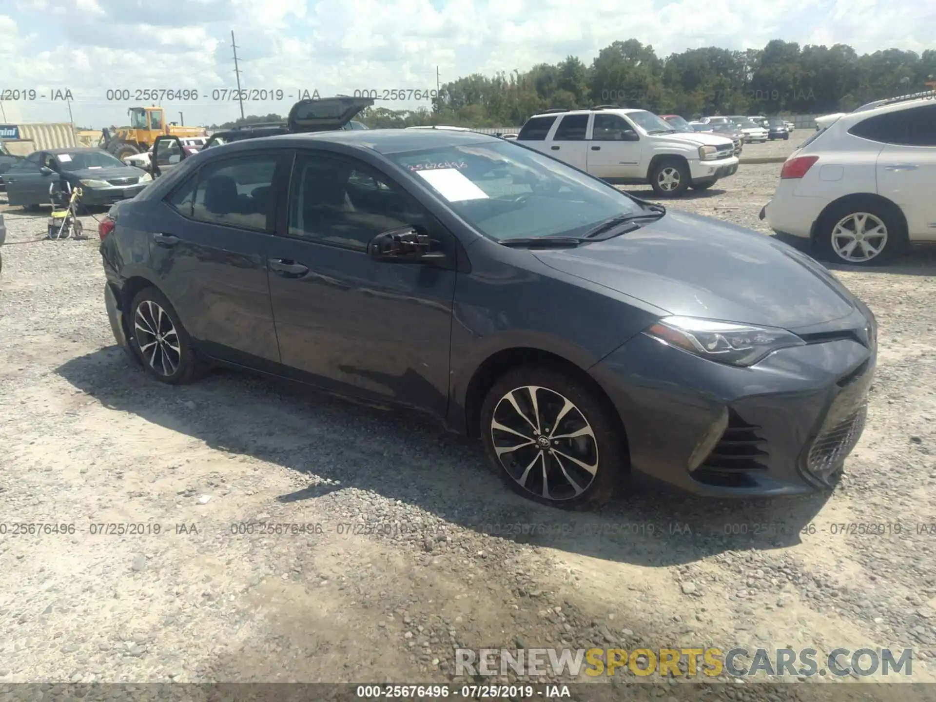 1 Photograph of a damaged car 5YFBURHE7KP877918 TOYOTA COROLLA 2019