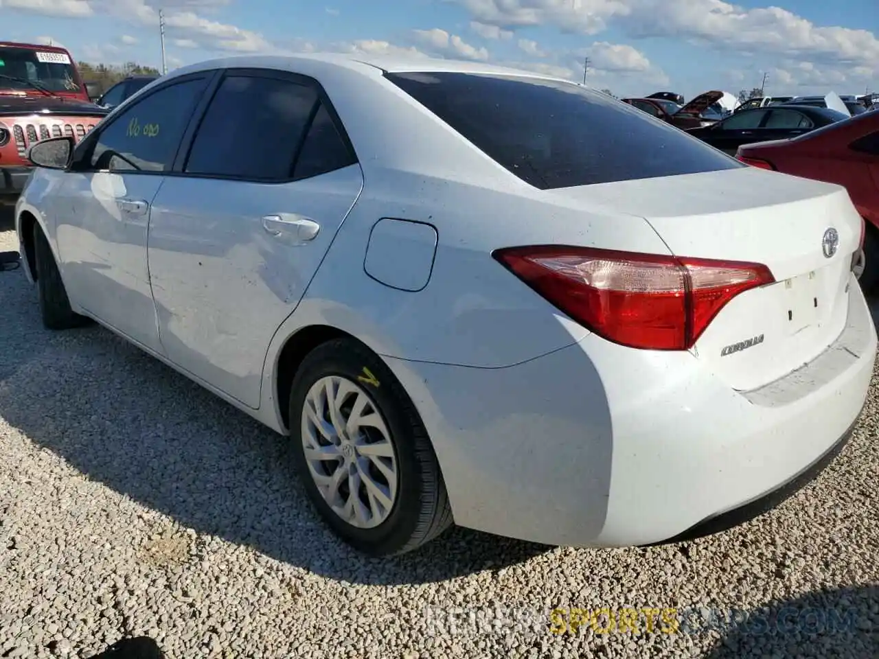 3 Photograph of a damaged car 5YFBURHE7KP878969 TOYOTA COROLLA 2019