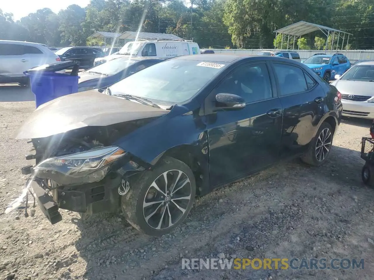 1 Photograph of a damaged car 5YFBURHE7KP880821 TOYOTA COROLLA 2019