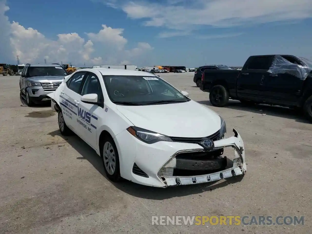 1 Photograph of a damaged car 5YFBURHE7KP881466 TOYOTA COROLLA 2019