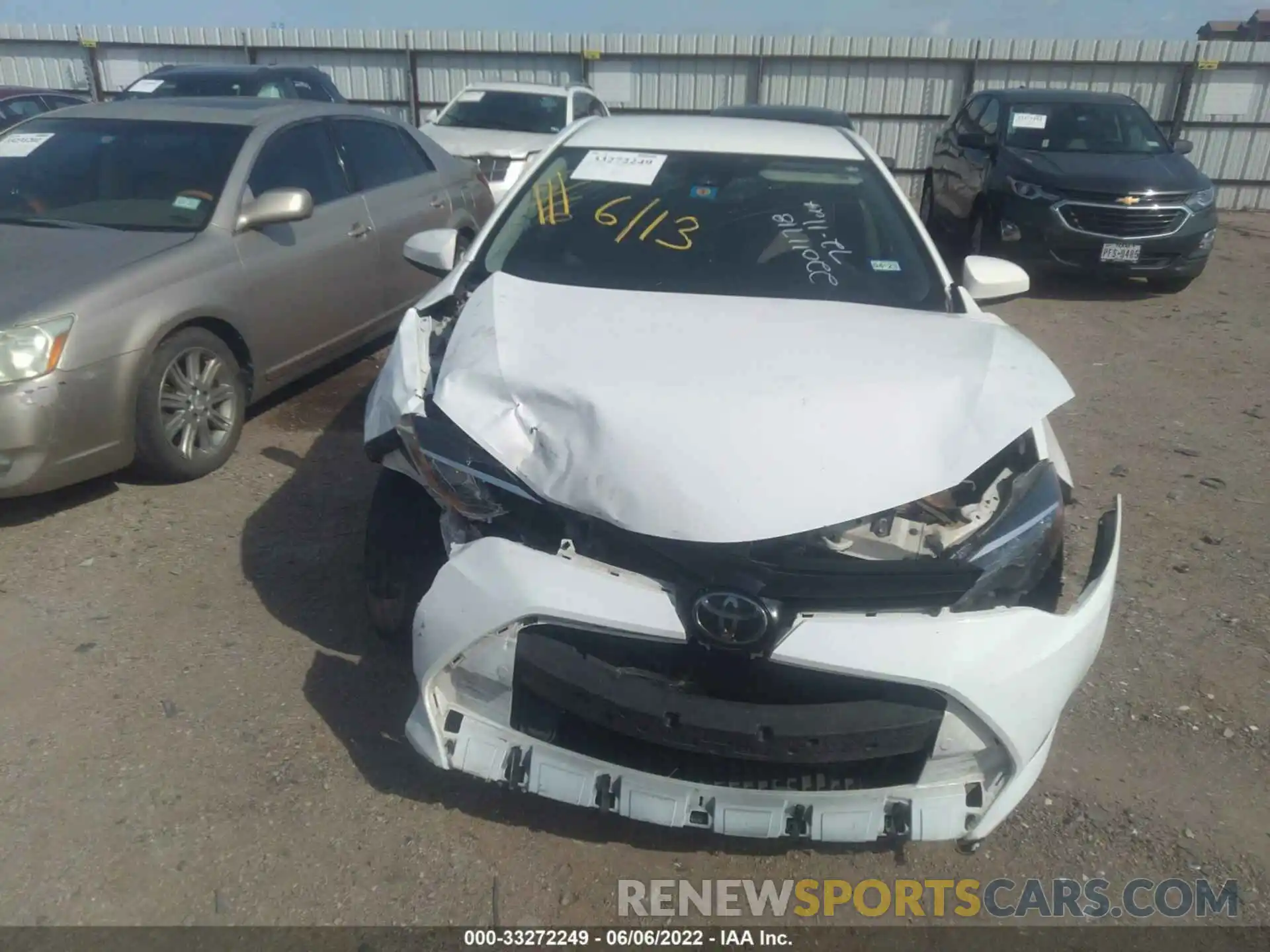 6 Photograph of a damaged car 5YFBURHE7KP882049 TOYOTA COROLLA 2019