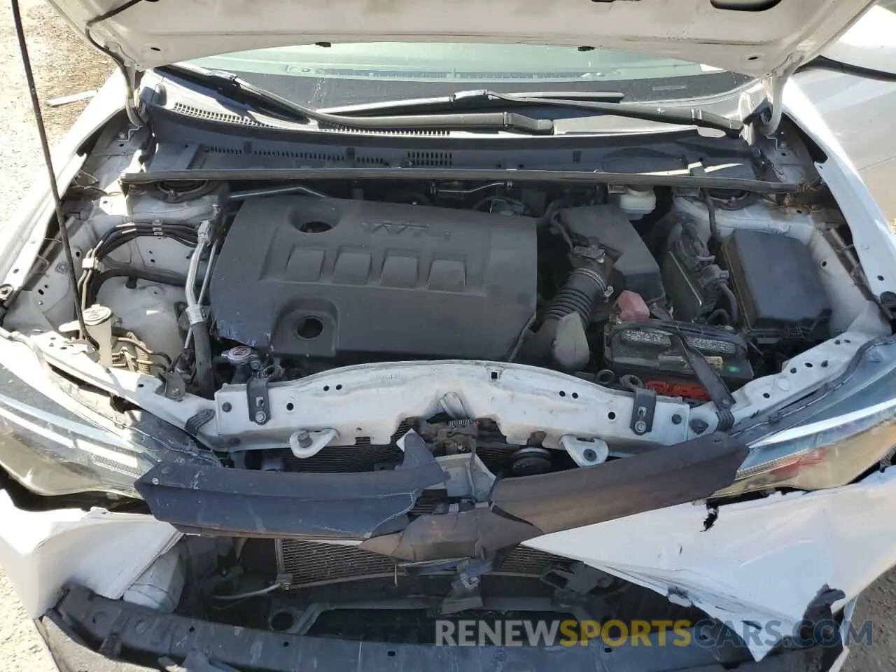 11 Photograph of a damaged car 5YFBURHE7KP883007 TOYOTA COROLLA 2019