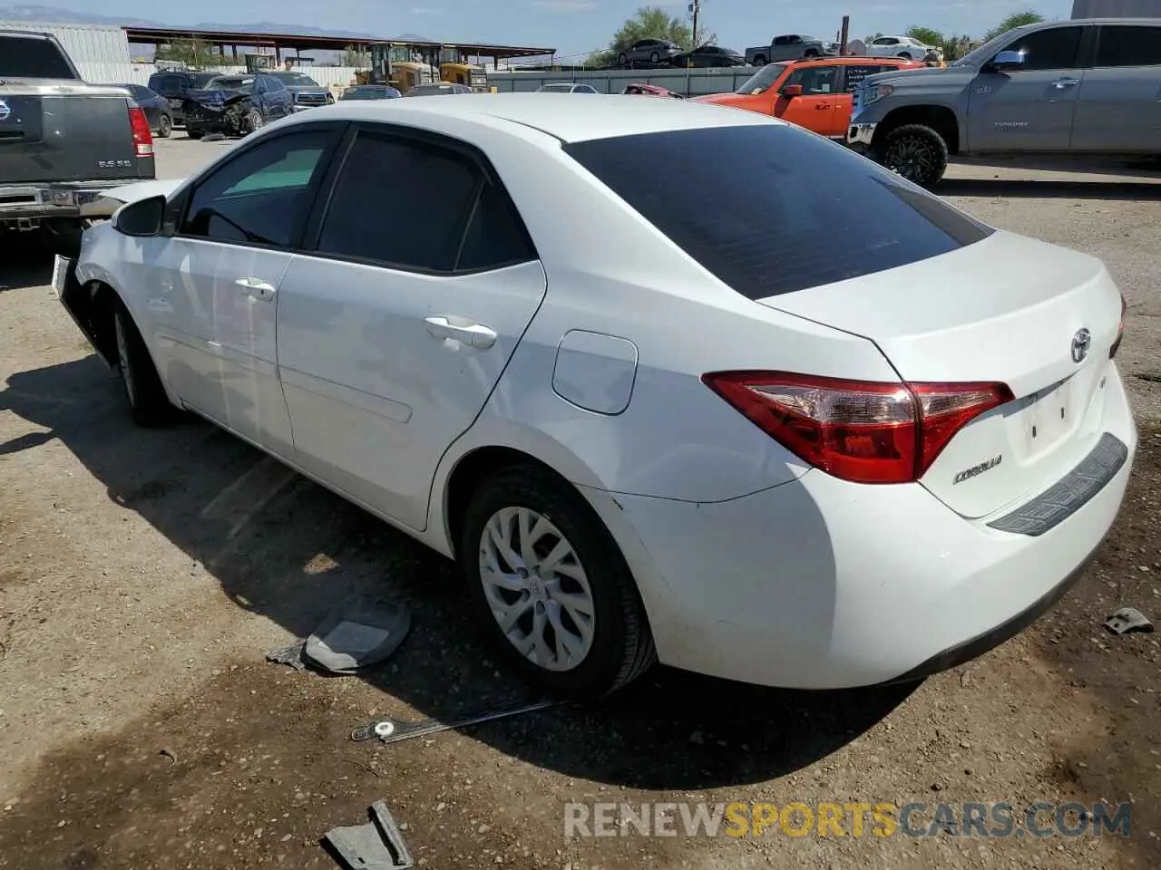 2 Photograph of a damaged car 5YFBURHE7KP883007 TOYOTA COROLLA 2019
