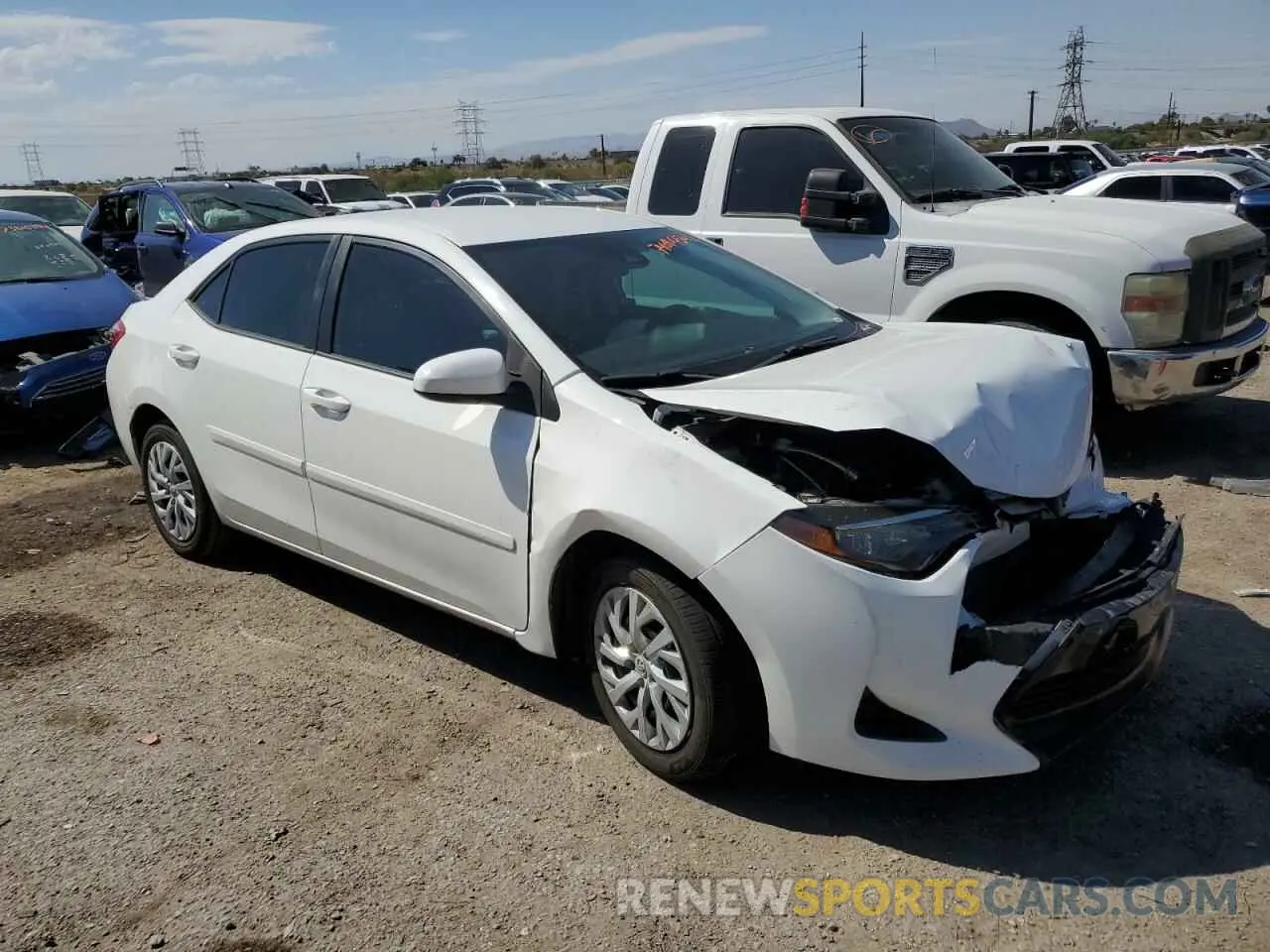 4 Photograph of a damaged car 5YFBURHE7KP883007 TOYOTA COROLLA 2019