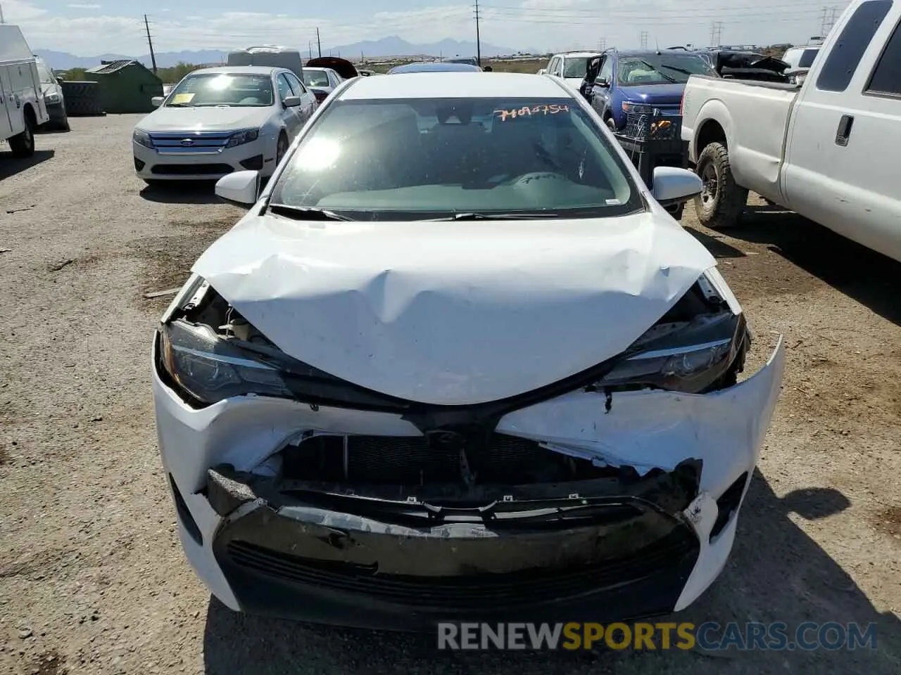5 Photograph of a damaged car 5YFBURHE7KP883007 TOYOTA COROLLA 2019