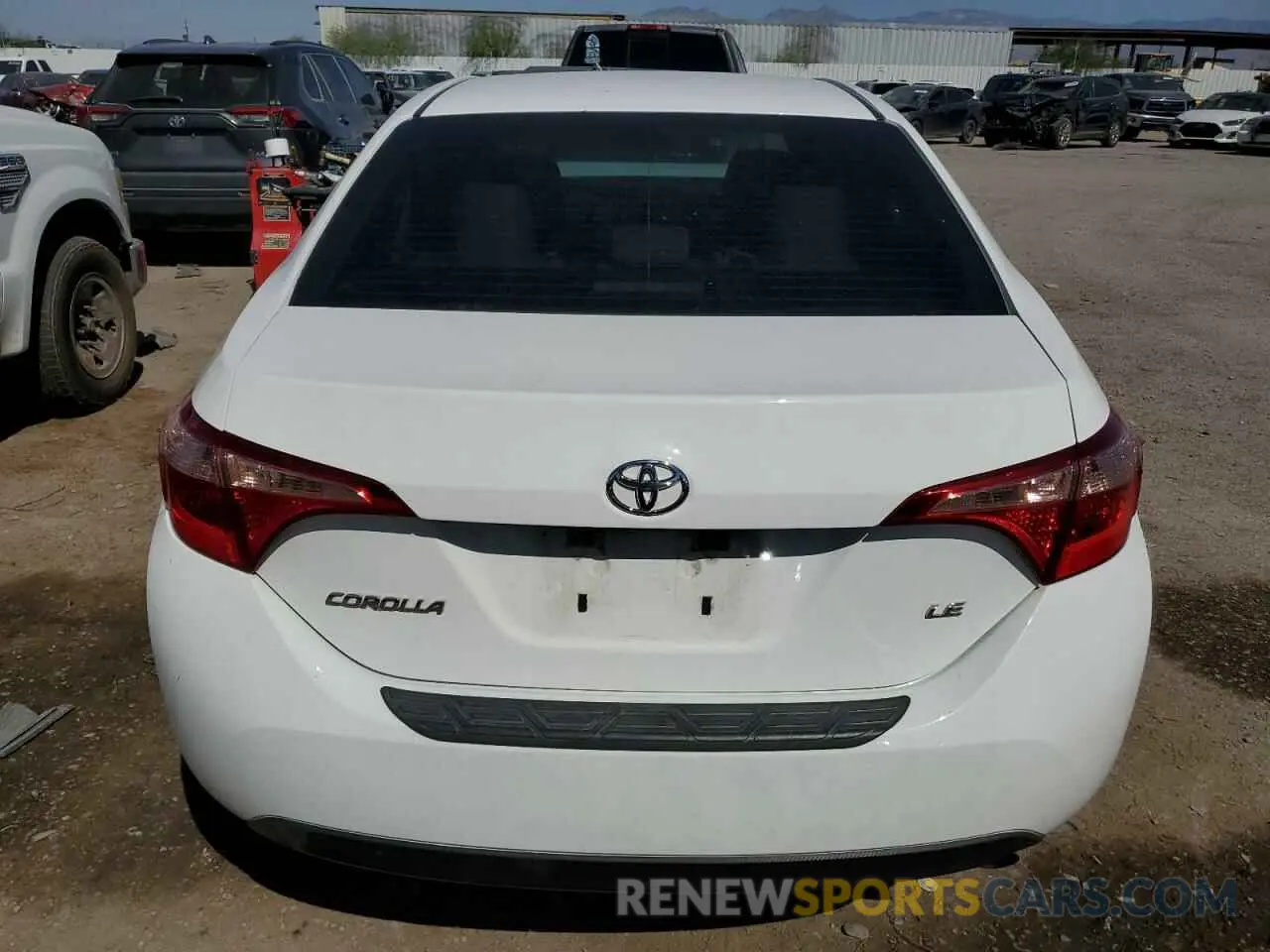 6 Photograph of a damaged car 5YFBURHE7KP883007 TOYOTA COROLLA 2019