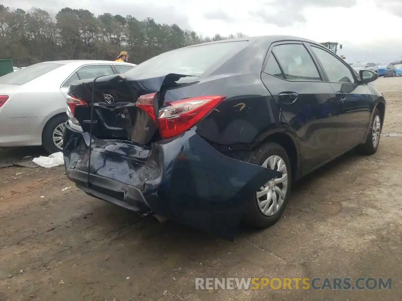 4 Photograph of a damaged car 5YFBURHE7KP884965 TOYOTA COROLLA 2019