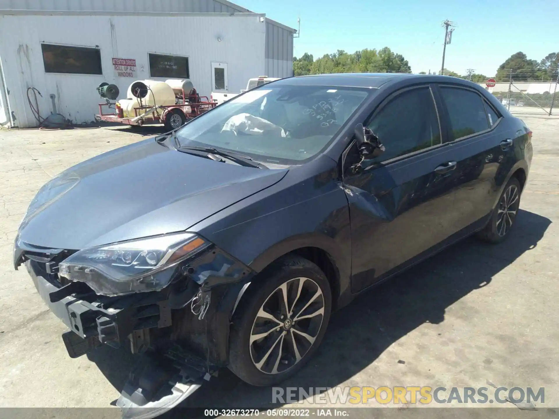 2 Photograph of a damaged car 5YFBURHE7KP885338 TOYOTA COROLLA 2019