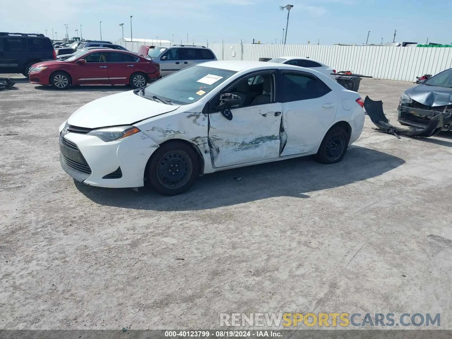 13 Photograph of a damaged car 5YFBURHE7KP885369 TOYOTA COROLLA 2019