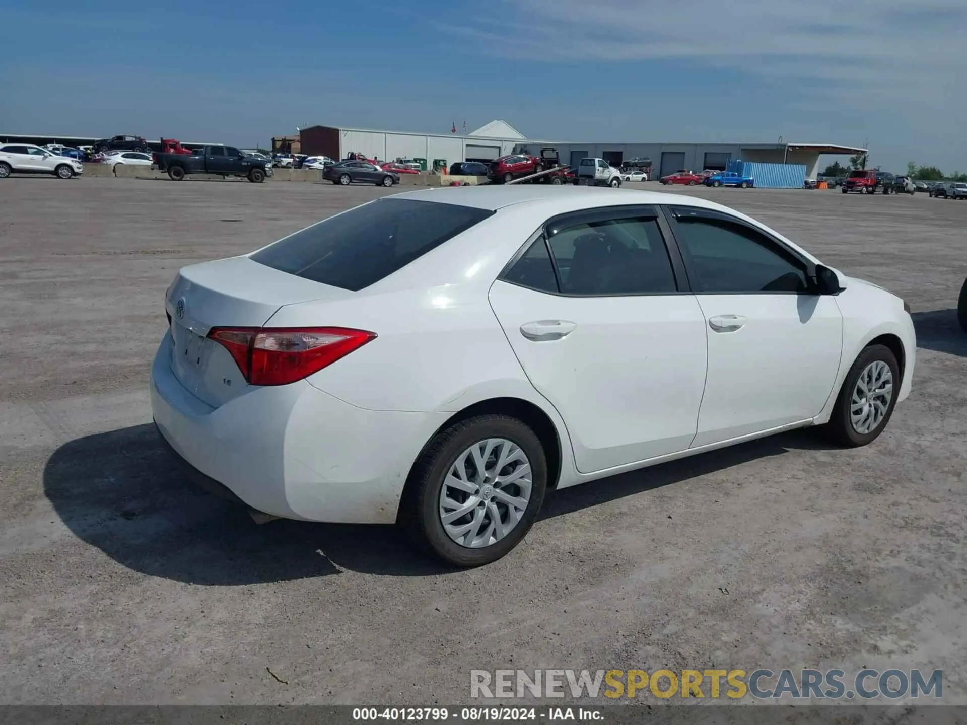 4 Photograph of a damaged car 5YFBURHE7KP885369 TOYOTA COROLLA 2019
