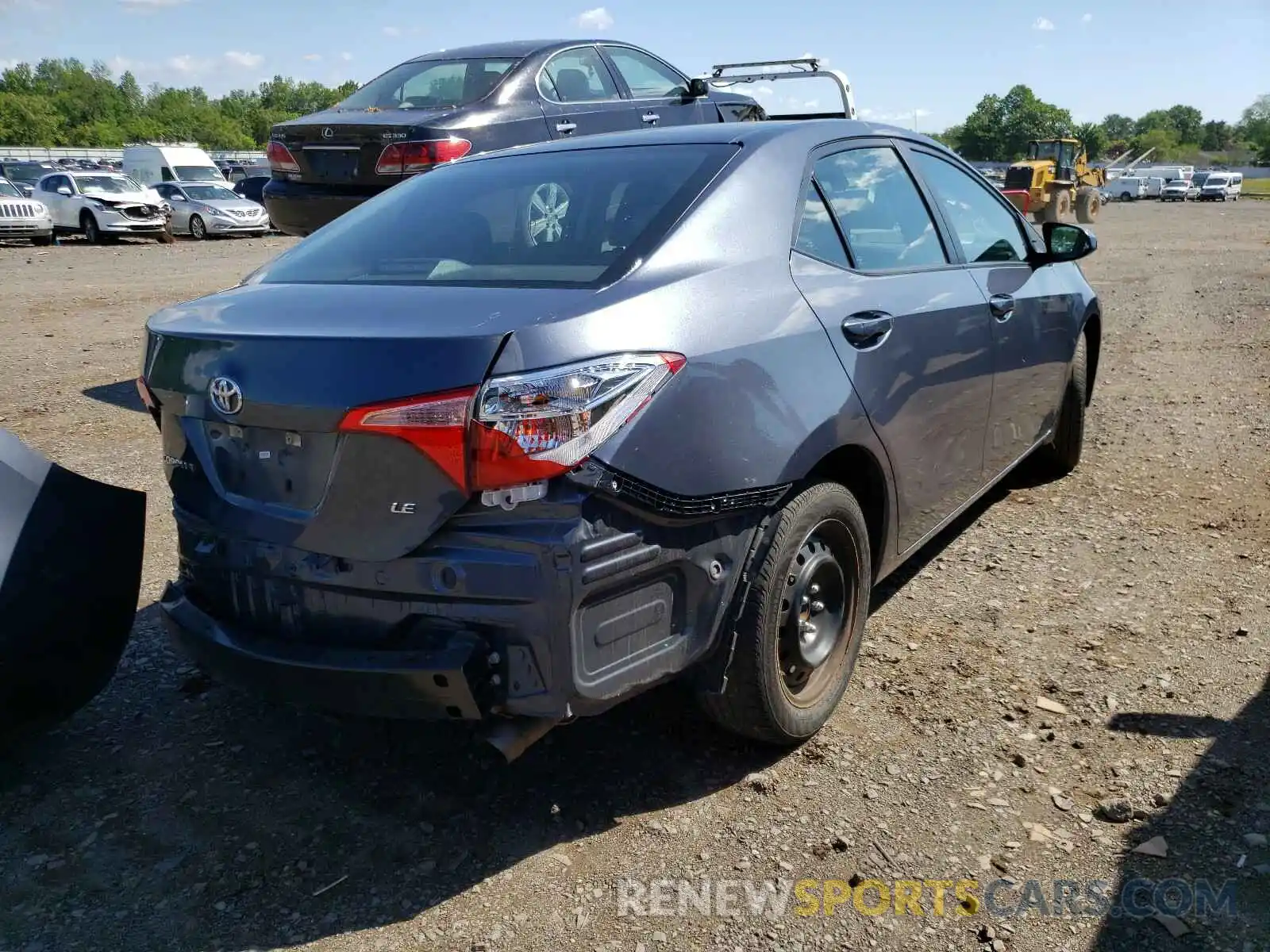 4 Photograph of a damaged car 5YFBURHE7KP886439 TOYOTA COROLLA 2019