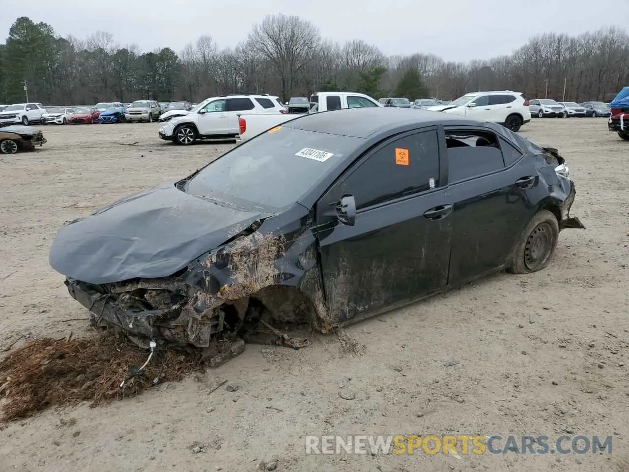 1 Photograph of a damaged car 5YFBURHE7KP887803 TOYOTA COROLLA 2019