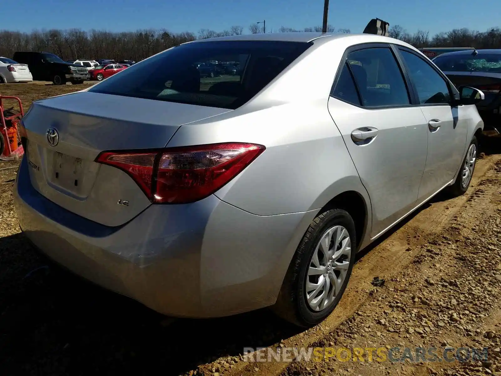 4 Photograph of a damaged car 5YFBURHE7KP888286 TOYOTA COROLLA 2019