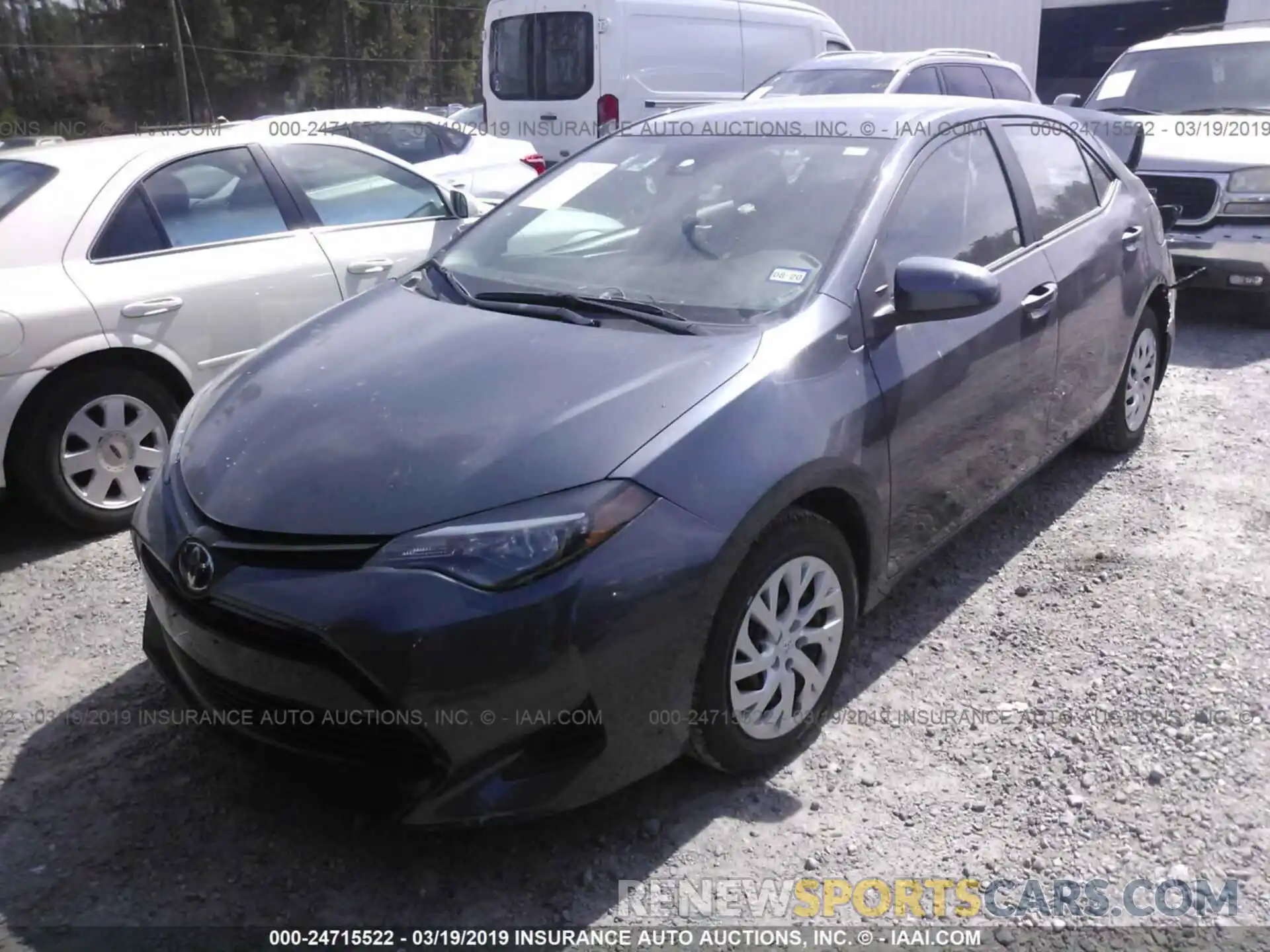 2 Photograph of a damaged car 5YFBURHE7KP889602 TOYOTA COROLLA 2019