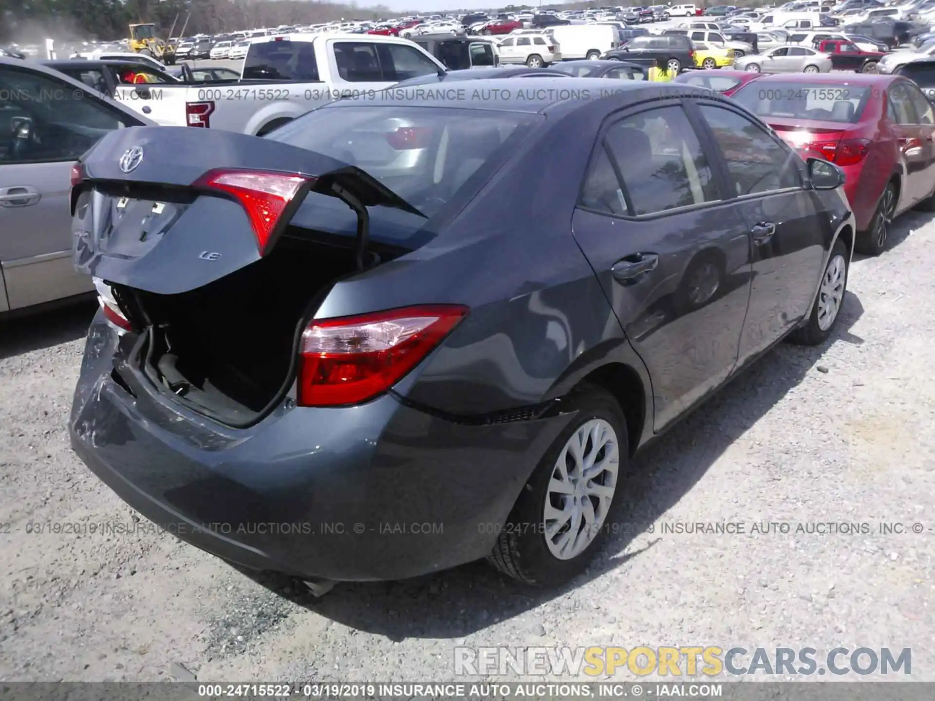 4 Photograph of a damaged car 5YFBURHE7KP889602 TOYOTA COROLLA 2019