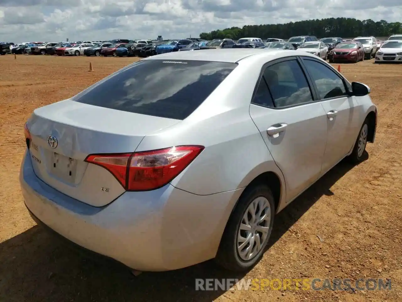 4 Photograph of a damaged car 5YFBURHE7KP890071 TOYOTA COROLLA 2019