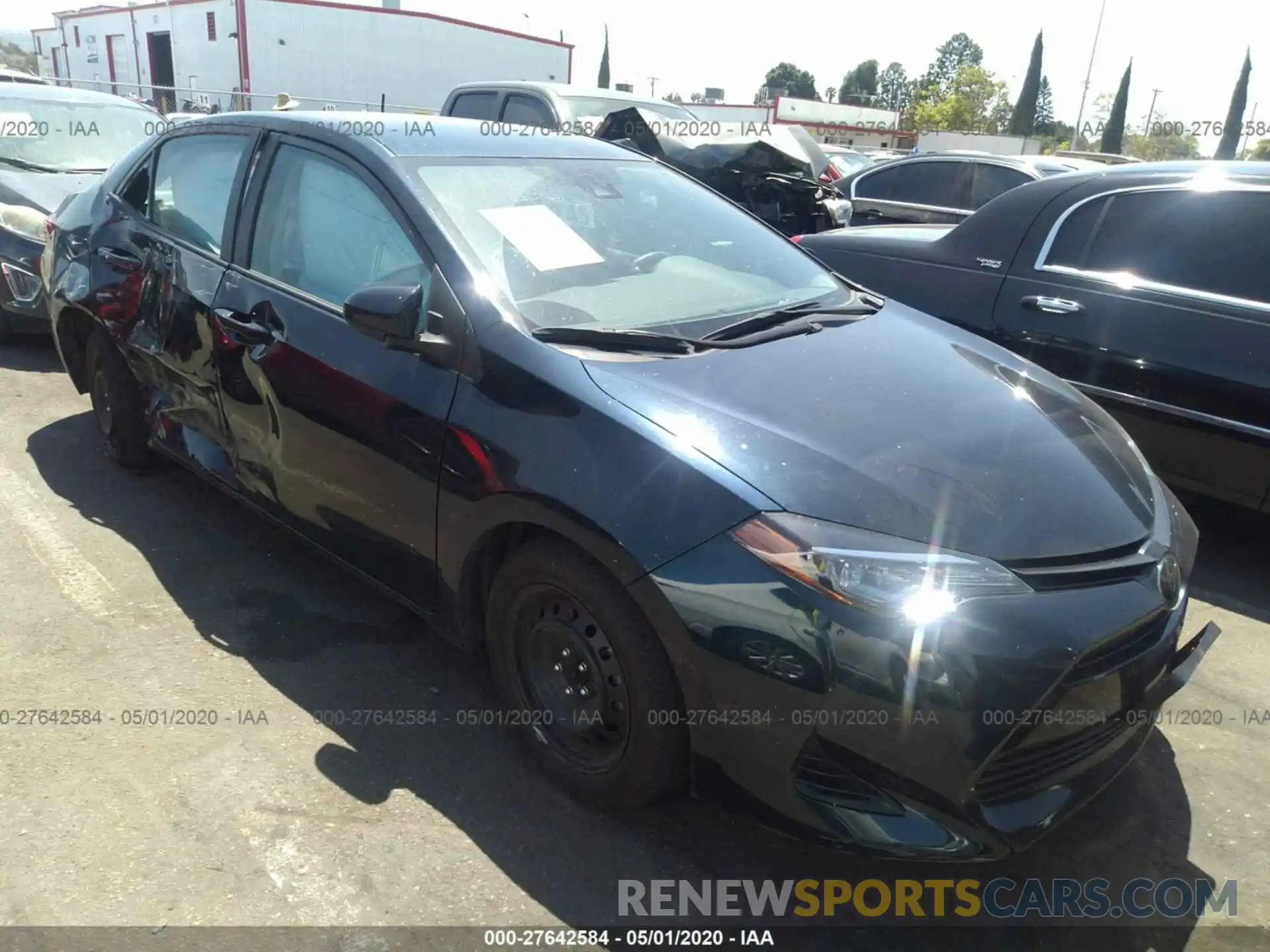 1 Photograph of a damaged car 5YFBURHE7KP890135 TOYOTA COROLLA 2019