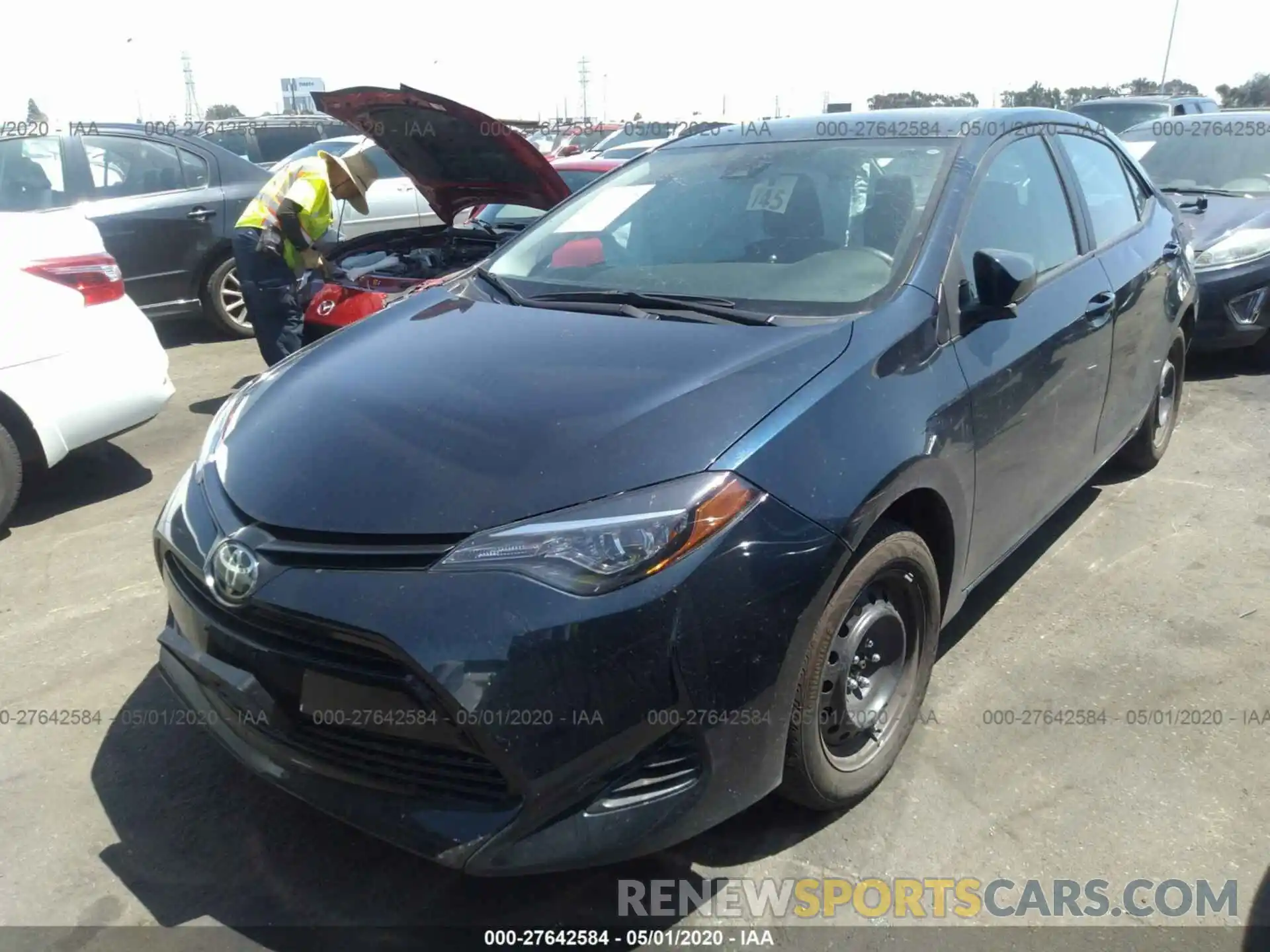 2 Photograph of a damaged car 5YFBURHE7KP890135 TOYOTA COROLLA 2019