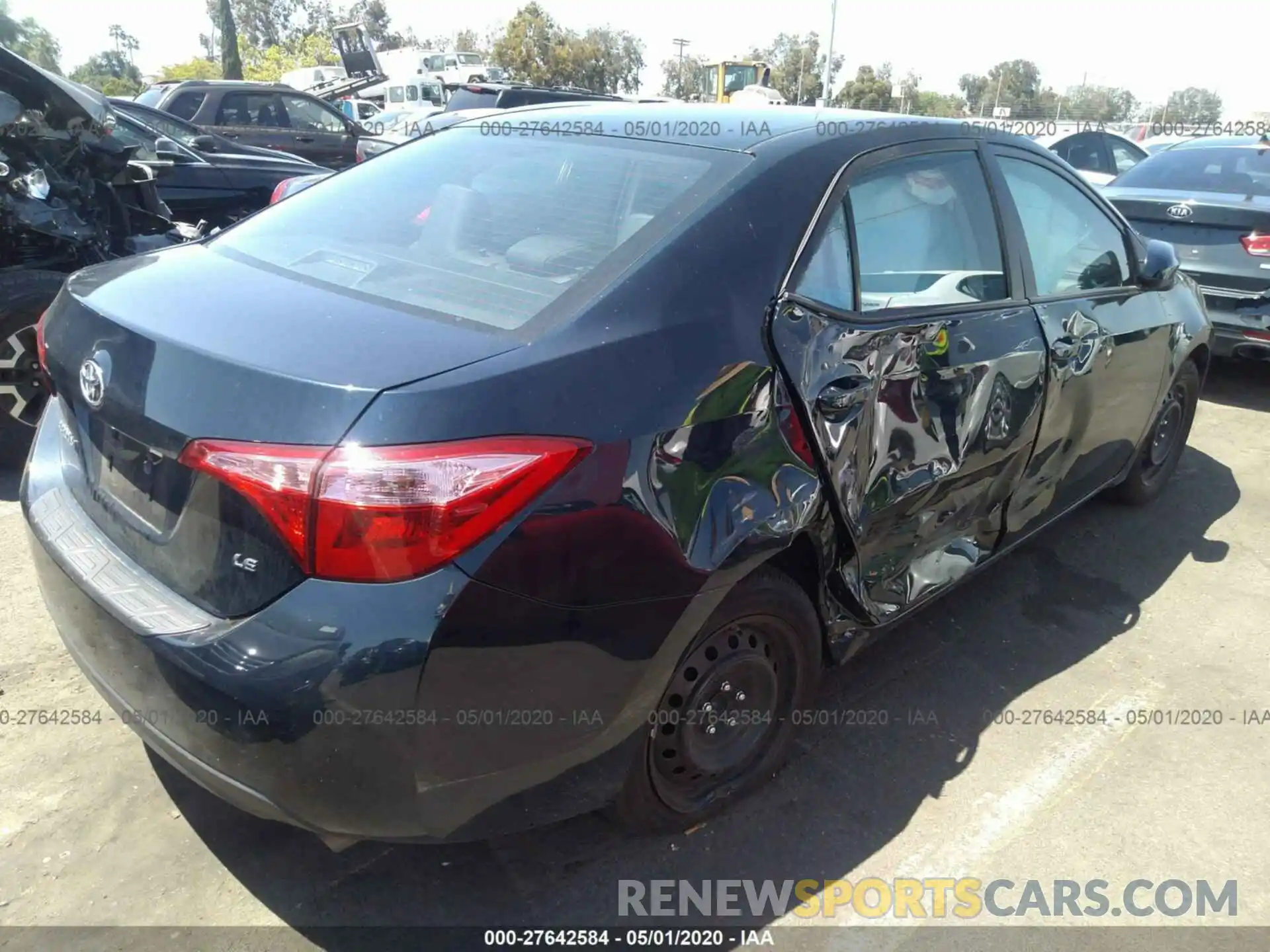 4 Photograph of a damaged car 5YFBURHE7KP890135 TOYOTA COROLLA 2019