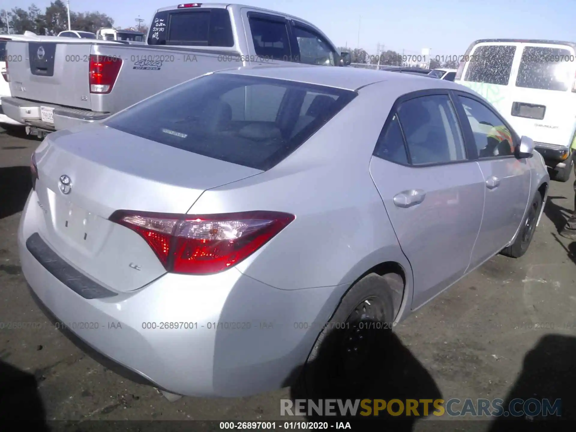 4 Photograph of a damaged car 5YFBURHE7KP891219 TOYOTA COROLLA 2019