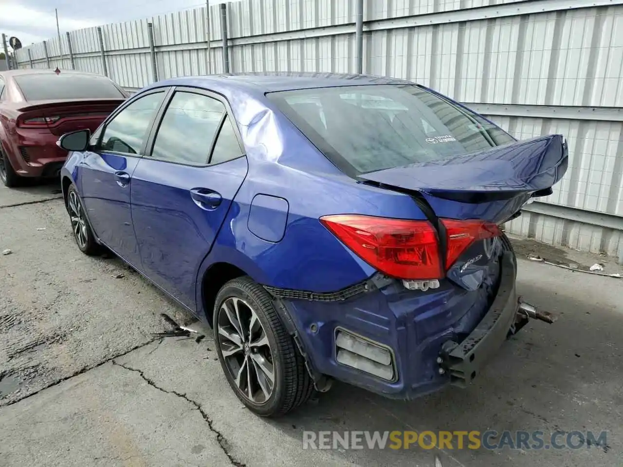 3 Photograph of a damaged car 5YFBURHE7KP892127 TOYOTA COROLLA 2019