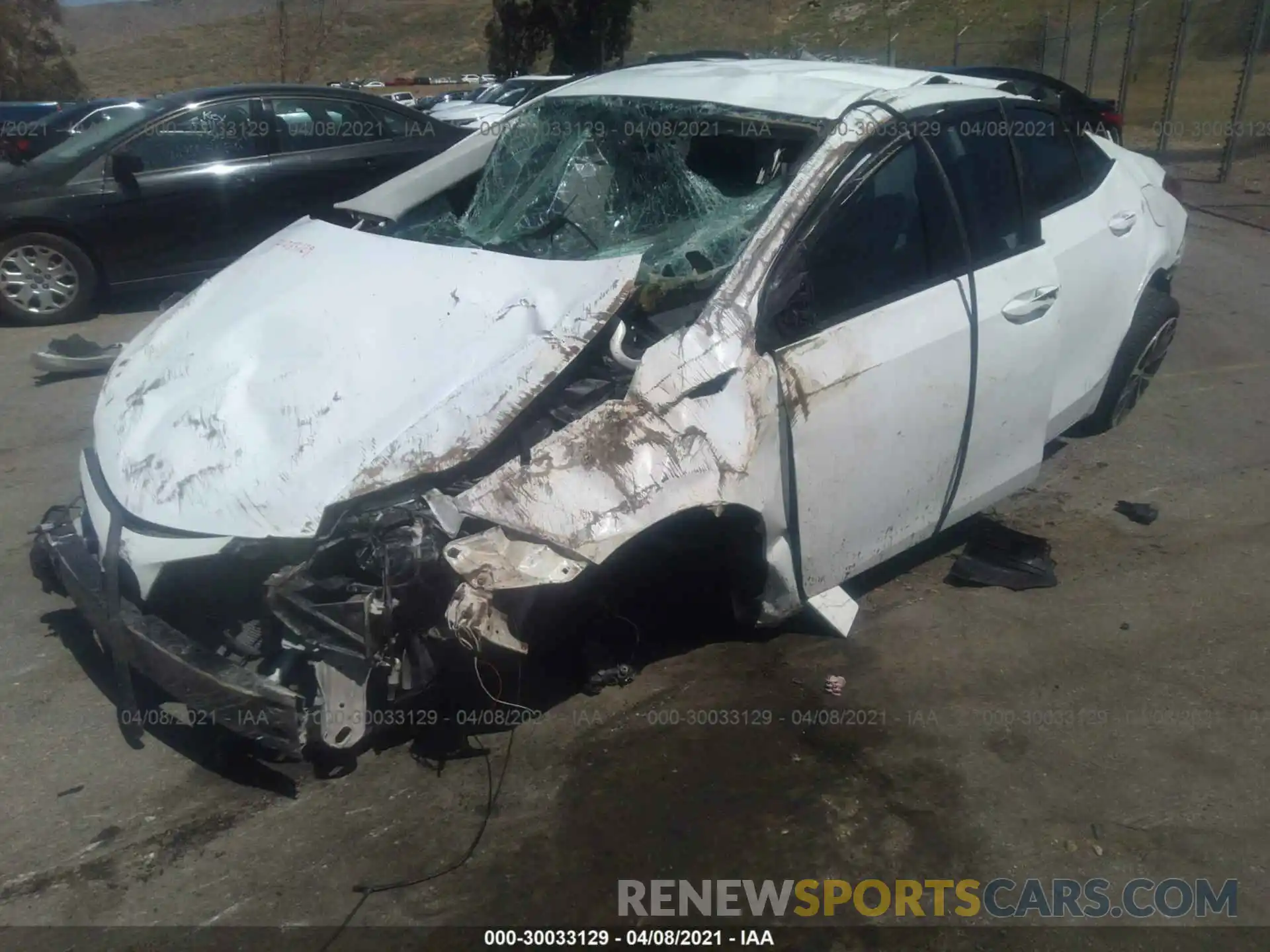 2 Photograph of a damaged car 5YFBURHE7KP894752 TOYOTA COROLLA 2019