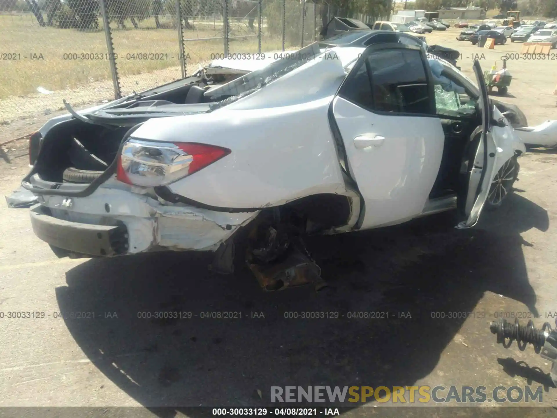 4 Photograph of a damaged car 5YFBURHE7KP894752 TOYOTA COROLLA 2019