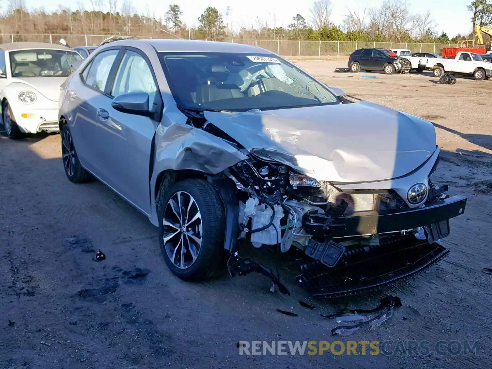 1 Photograph of a damaged car 5YFBURHE7KP896467 TOYOTA COROLLA 2019