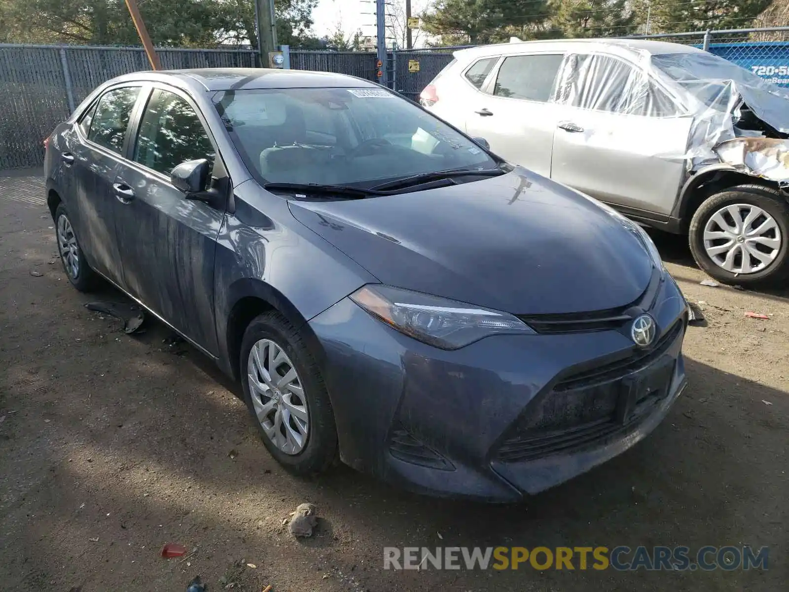 1 Photograph of a damaged car 5YFBURHE7KP896632 TOYOTA COROLLA 2019