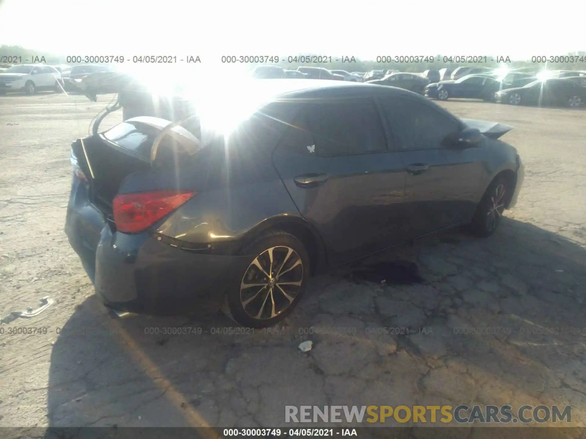 4 Photograph of a damaged car 5YFBURHE7KP897019 TOYOTA COROLLA 2019