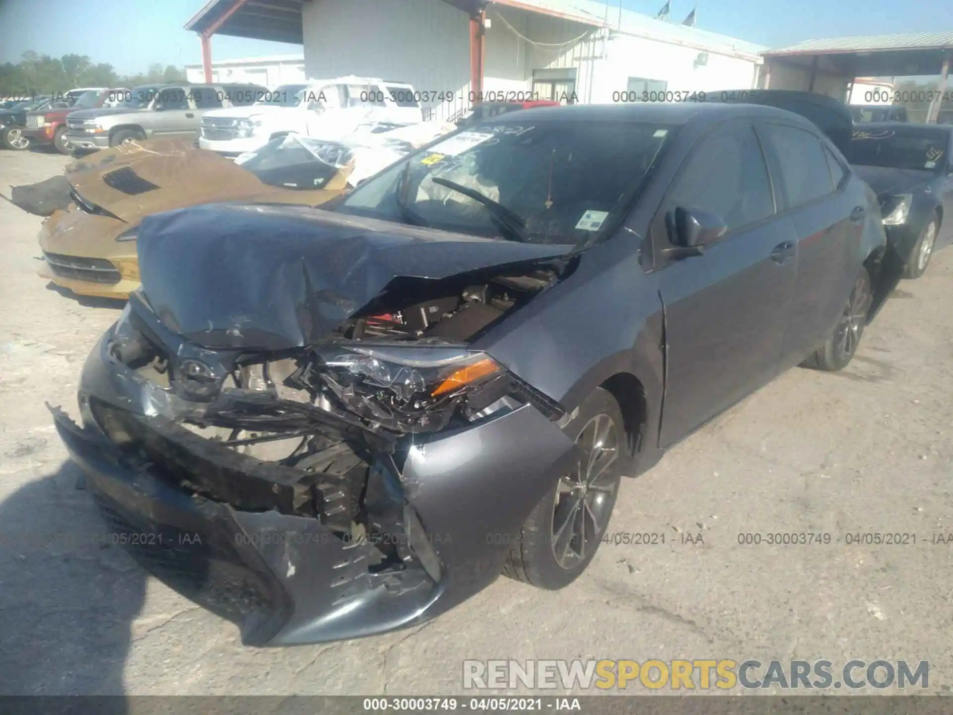 6 Photograph of a damaged car 5YFBURHE7KP897019 TOYOTA COROLLA 2019