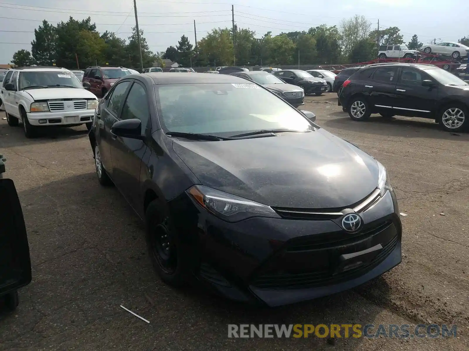 1 Photograph of a damaged car 5YFBURHE7KP897778 TOYOTA COROLLA 2019