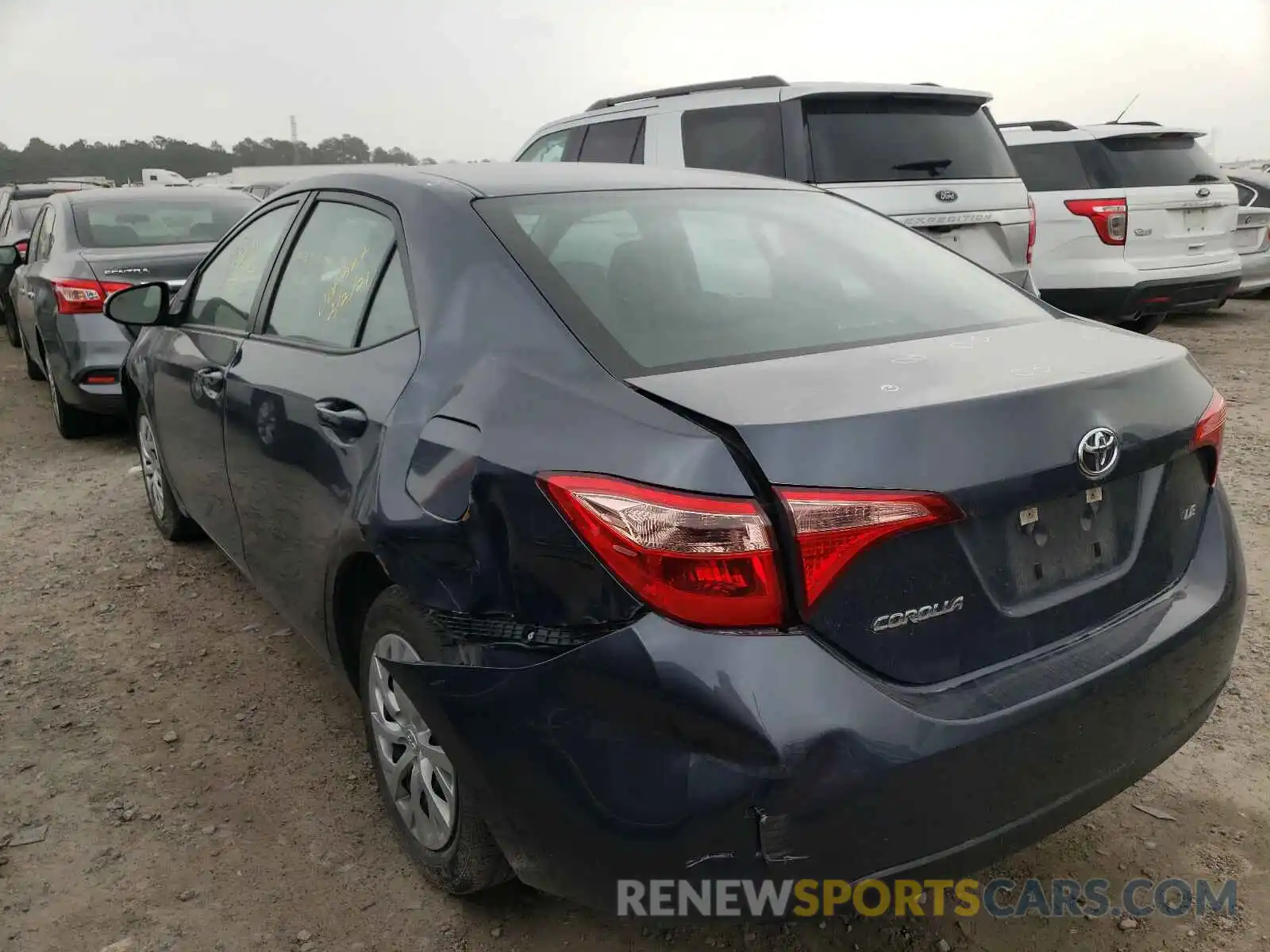 3 Photograph of a damaged car 5YFBURHE7KP897831 TOYOTA COROLLA 2019