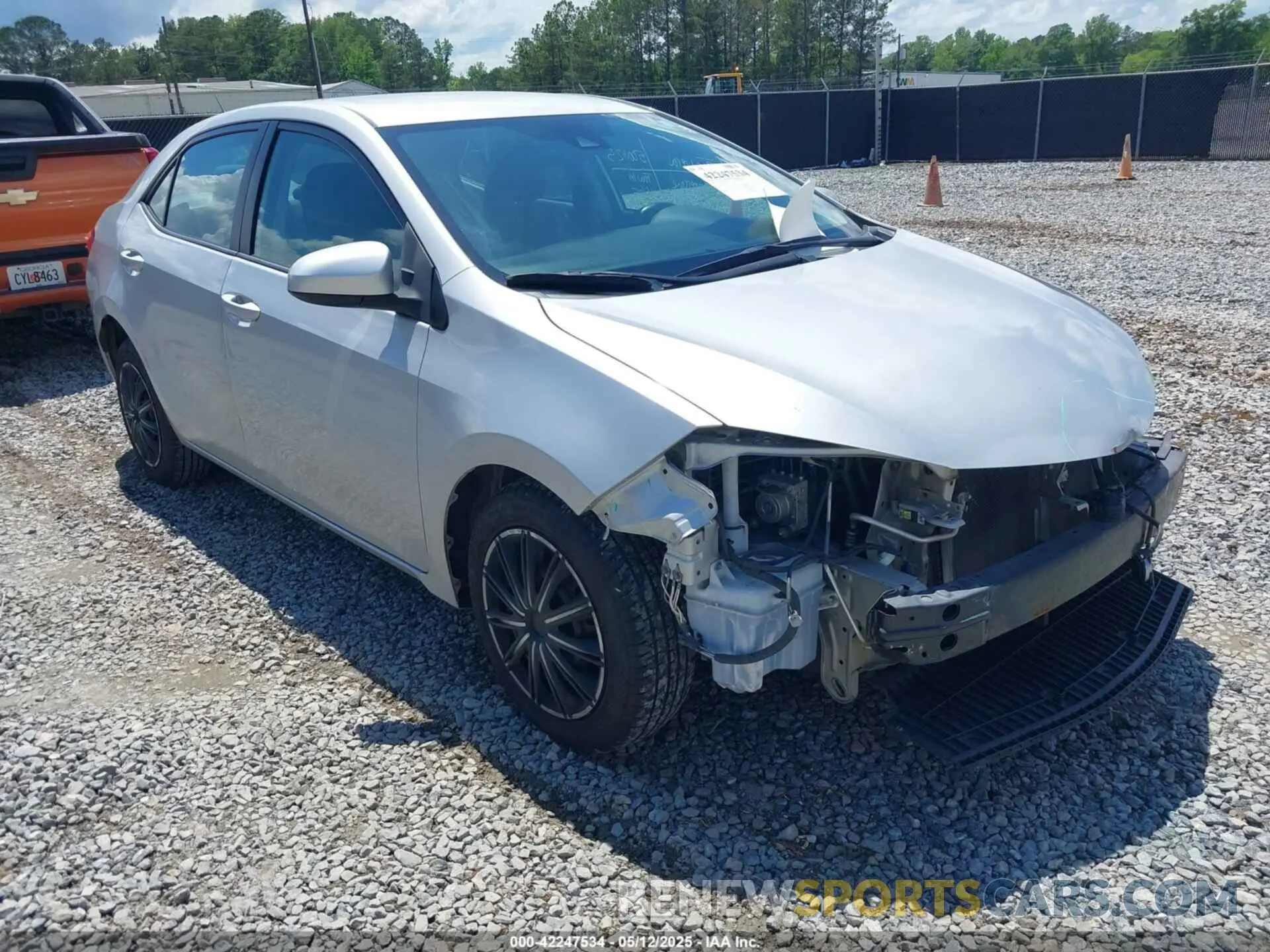 1 Photograph of a damaged car 5YFBURHE7KP898929 TOYOTA COROLLA 2019